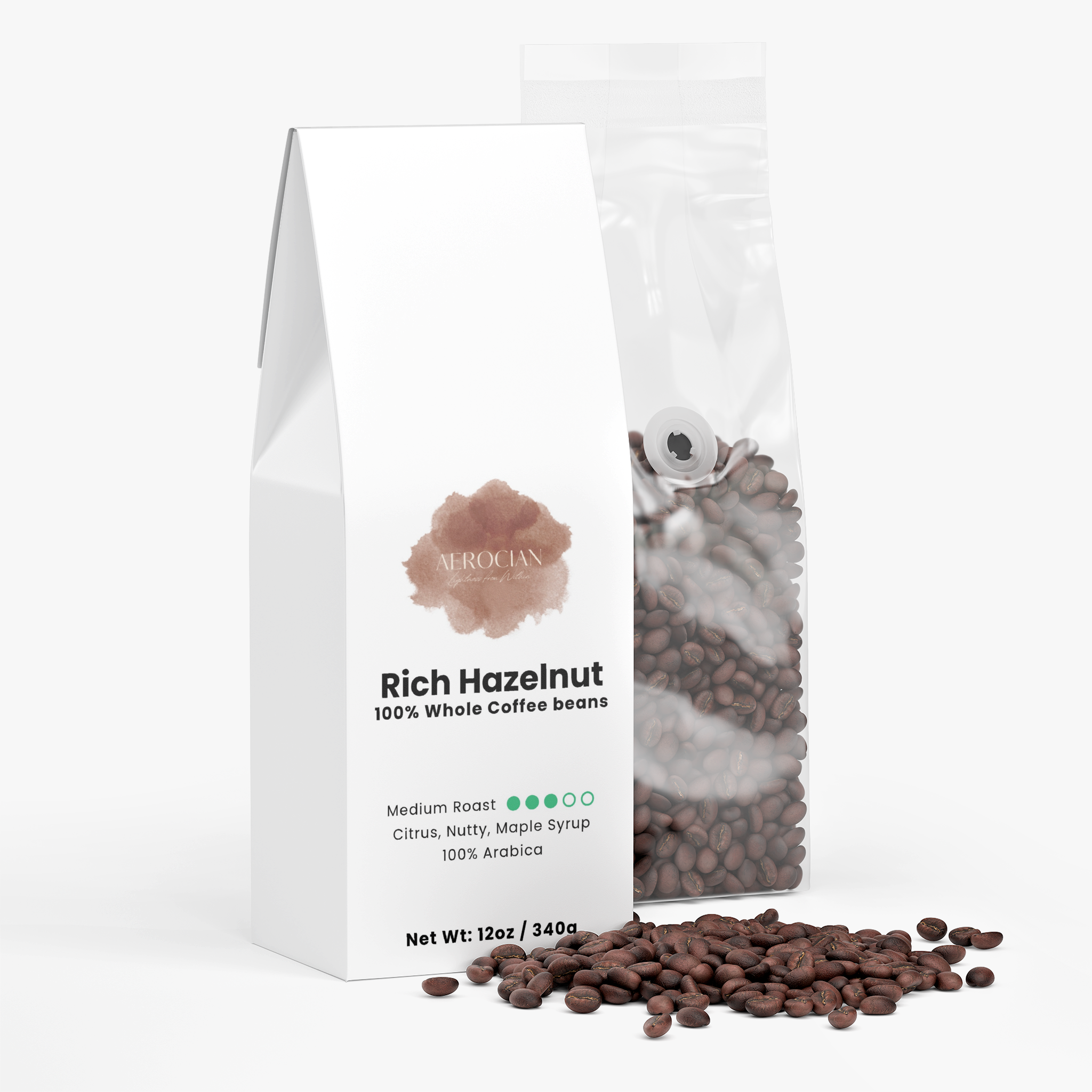 Rich Hazelnut Coffee (Medium Roast)